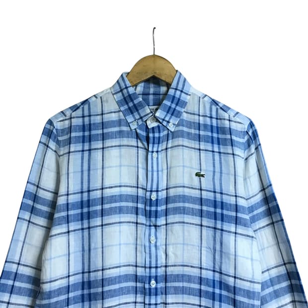 라코 린넨 데일리 체크셔츠