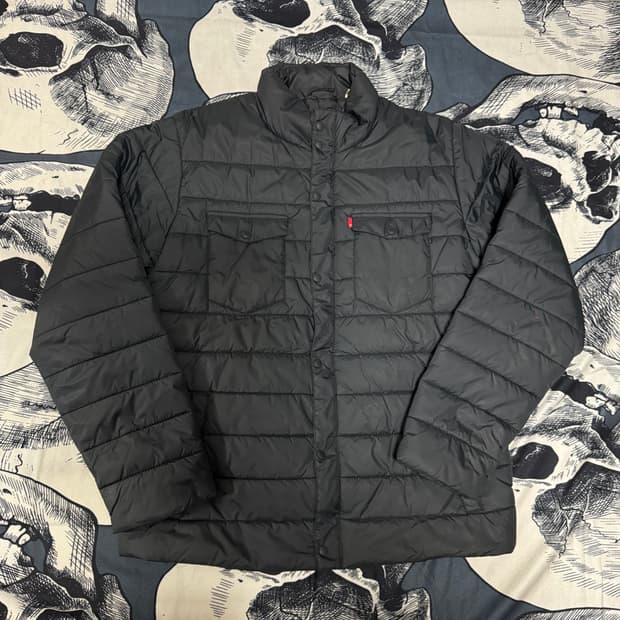 리바이스 경량 패딩점퍼 L사이즈