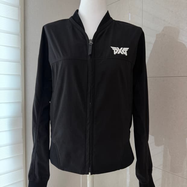 PXG 블랙 블루종 바람막이 자켓 M