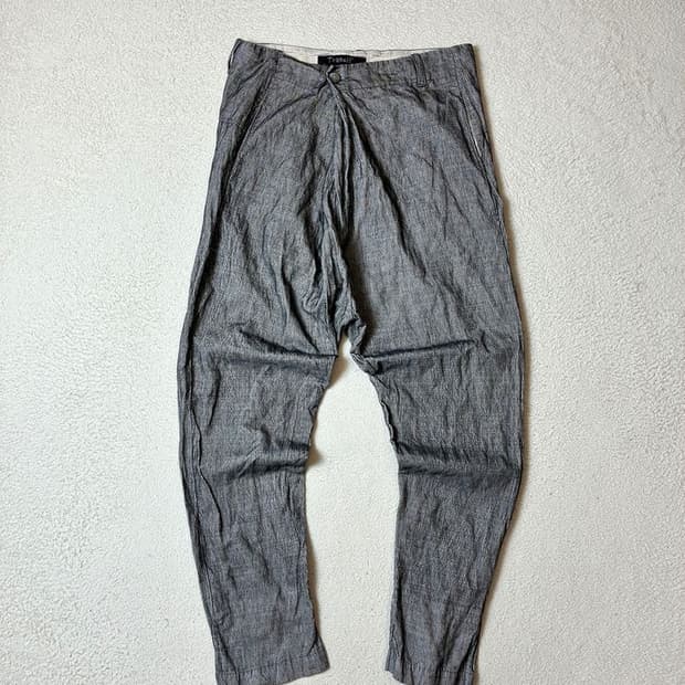 트랜짓 이태리 린넨 배기 스트레이트 팬츠 PN7675