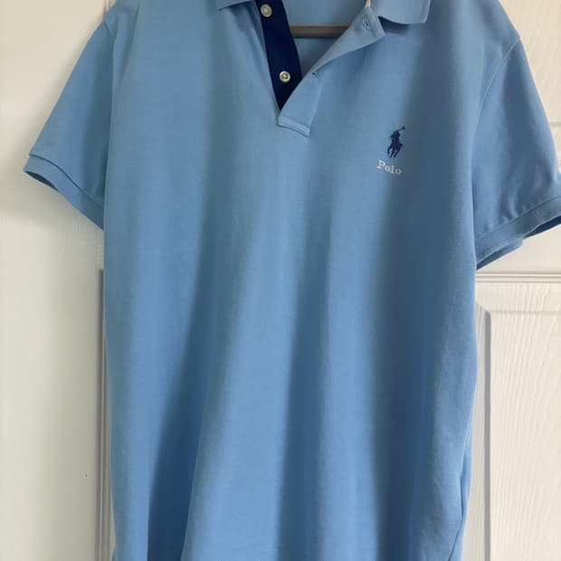 폴로 랄프로렌 pk 카라티셔츠 블루 여성용m