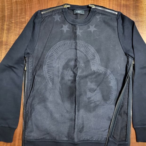 2013 fw 지방시 아카이브 마돈나 사이드지퍼 맨투맨