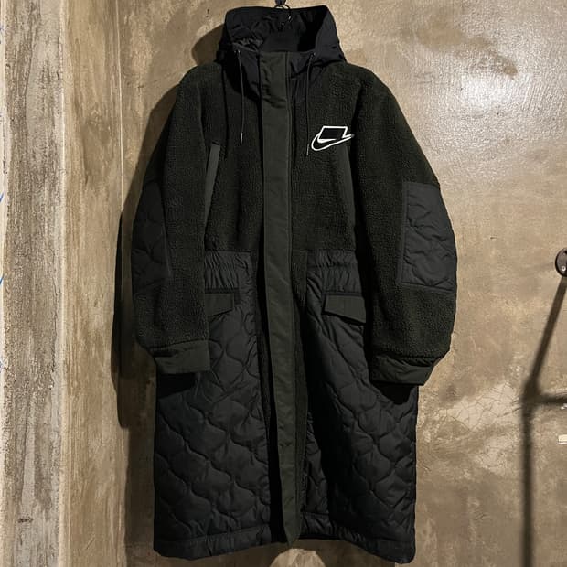 나이키 플리스 롱 패딩 점퍼