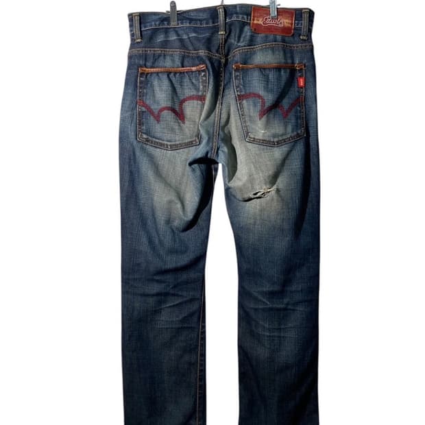 에드윈 워싱 데님 팬츠