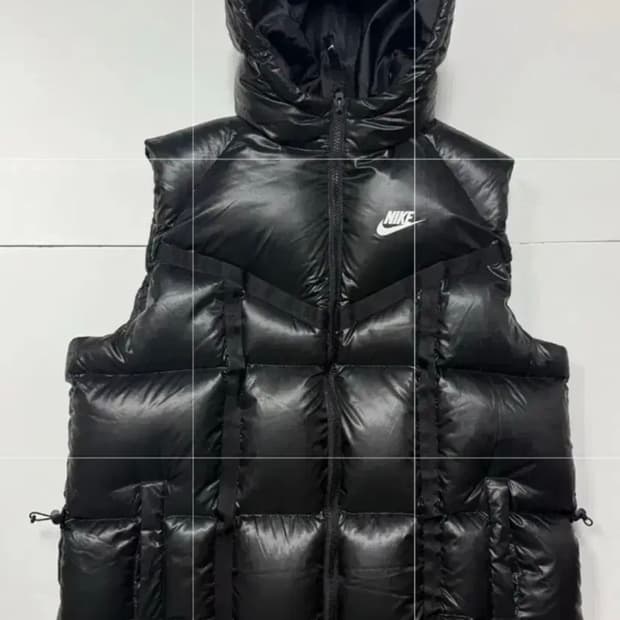 나이키 여성 패딩 베스트 조끼 블랙  nike 중고