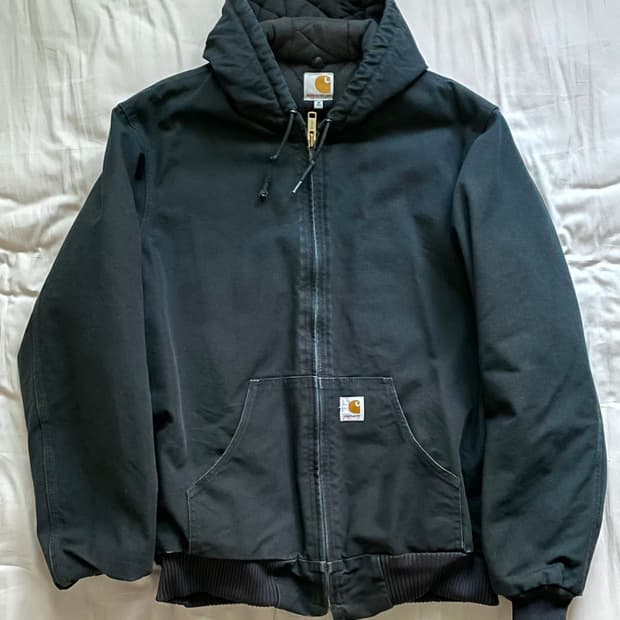 🏷 [M] Carhartt OG USA J140 덕 액티브 후드 집업