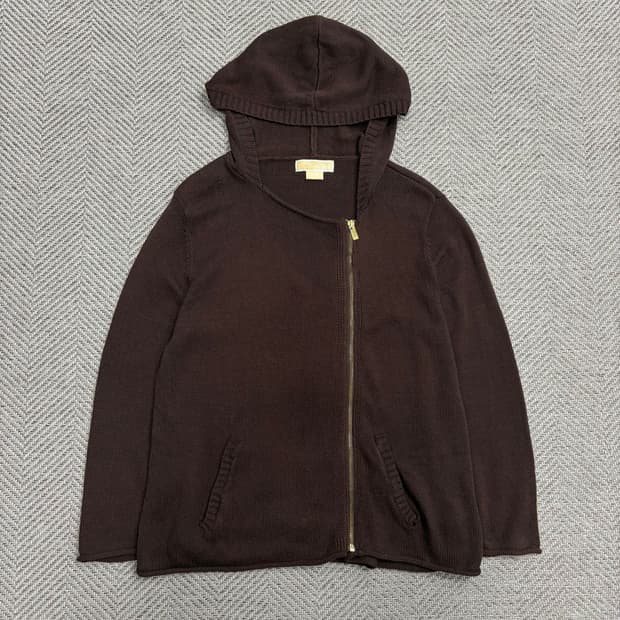 마이클코어스 사선 니트집업 v1706