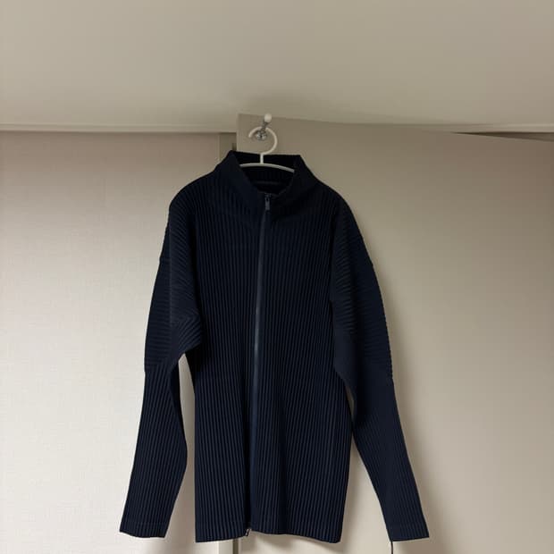 [4]옴므플리세 집업 네이비