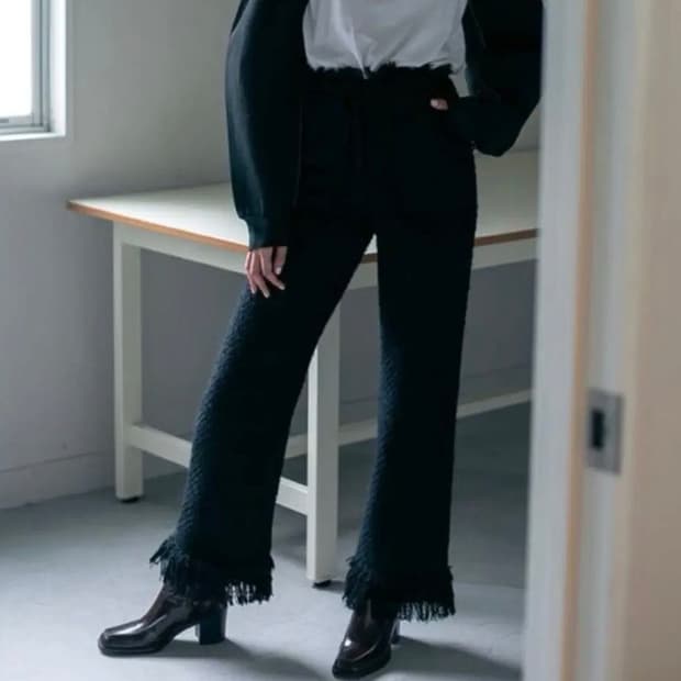 퍼버즈 트위드팬츠