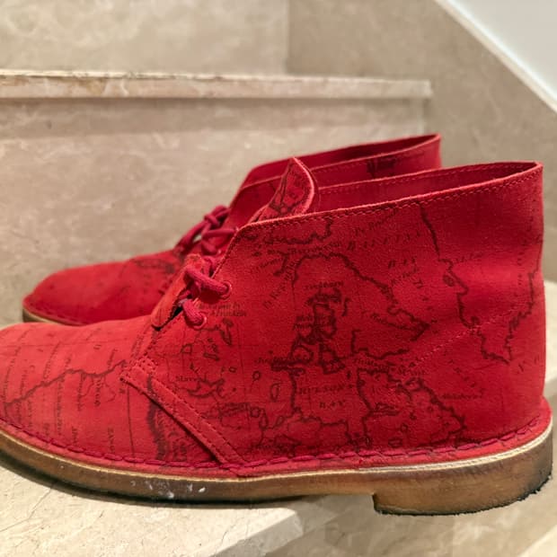 슈프림 월드맵 클락스 월라비