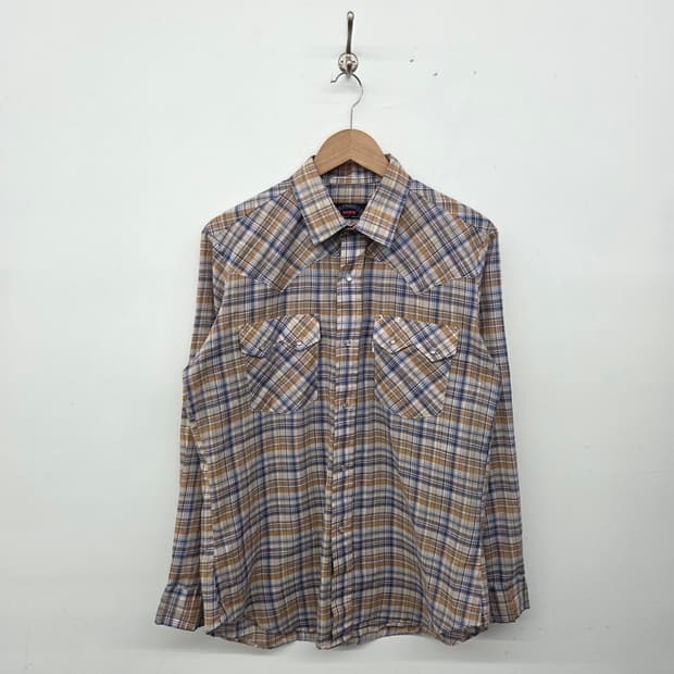 리바이스 웨스턴 체크 셔츠 남방 여L