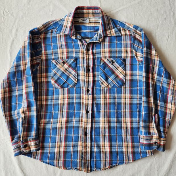70s MR leggs flannel shirt