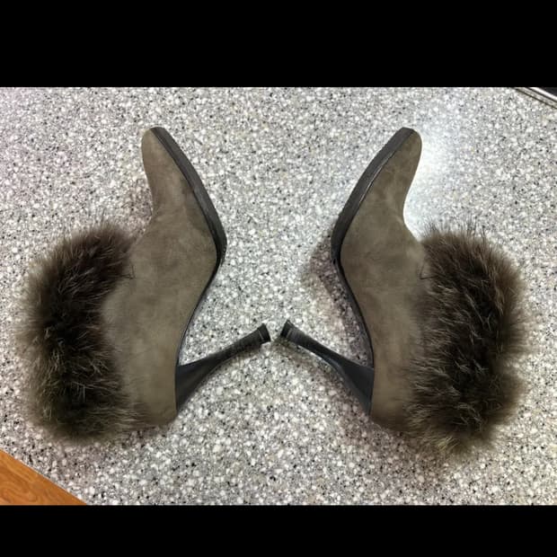 에르메스 털 부츠 225