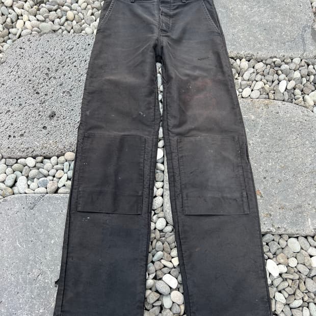 OLD EURO LAFONT BLACK MOLESKIN 블랙몰스킨팬츠