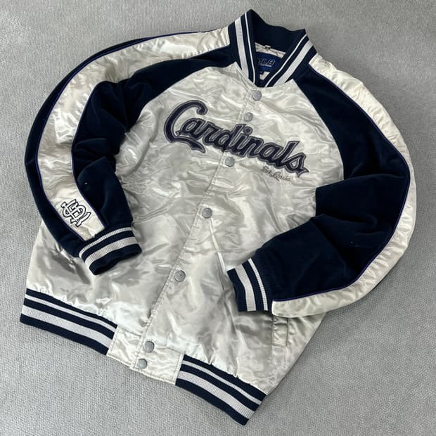 MLB 카디널스 야구 점퍼 스타디움 자켓 L