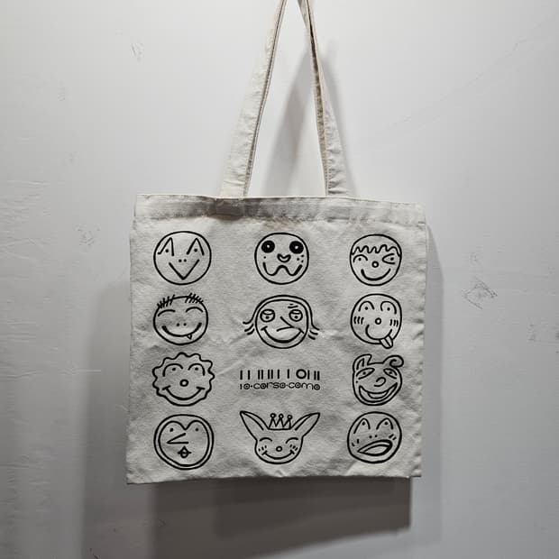 꼬르소 꼬모 드로잉 에코백 