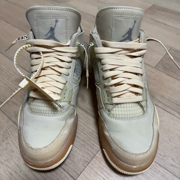 조던4 오프화이트 w255