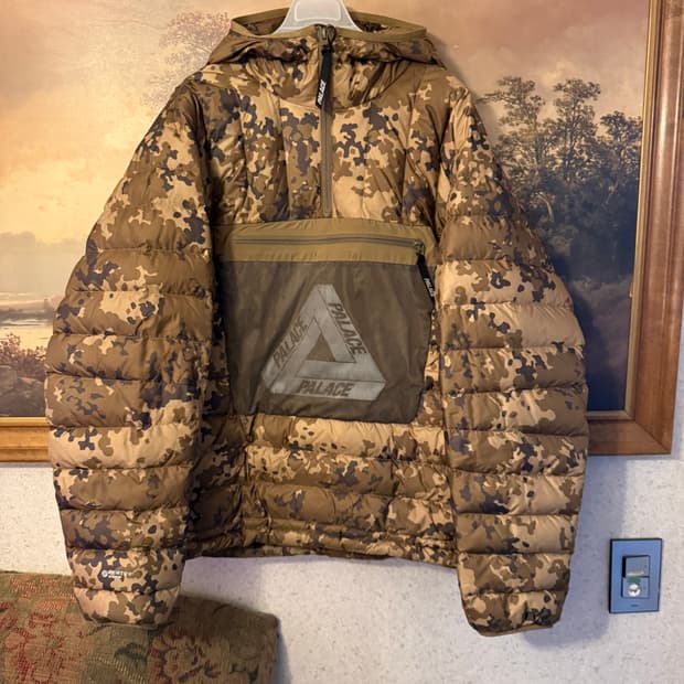 팔라스 퍼텍스 Q 라이트 다운 자켓 브라운 모스 카모 