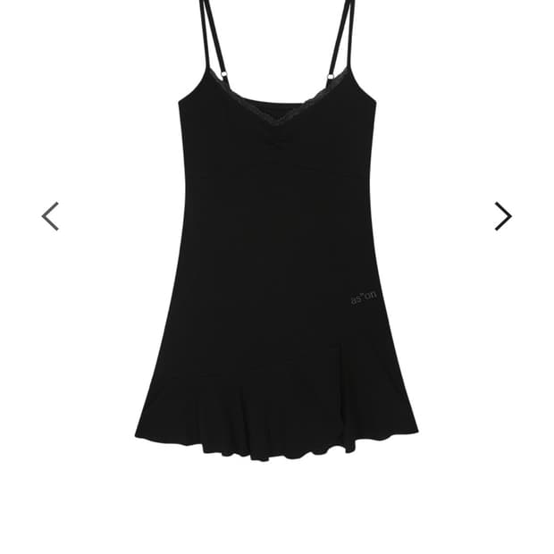 (새상품) 애즈온 BEA MINI DRESS / BLACK