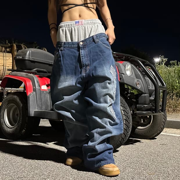Defjam argyle wide pants