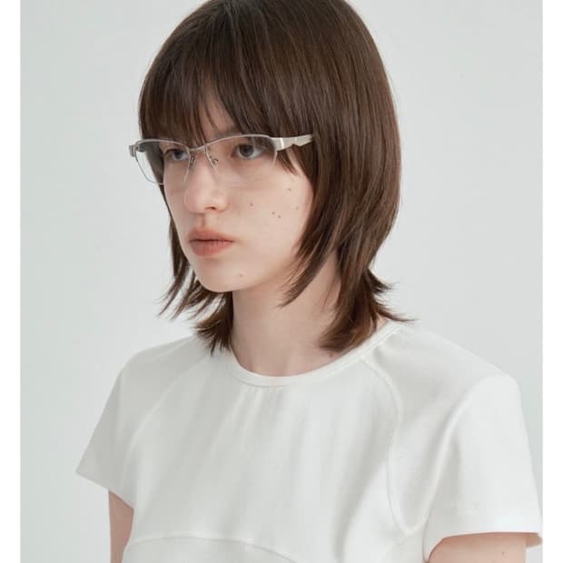 밀로우먼 Mioniq Glasses [Silver] 안경