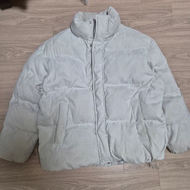 스파오 스웨이드 패딩