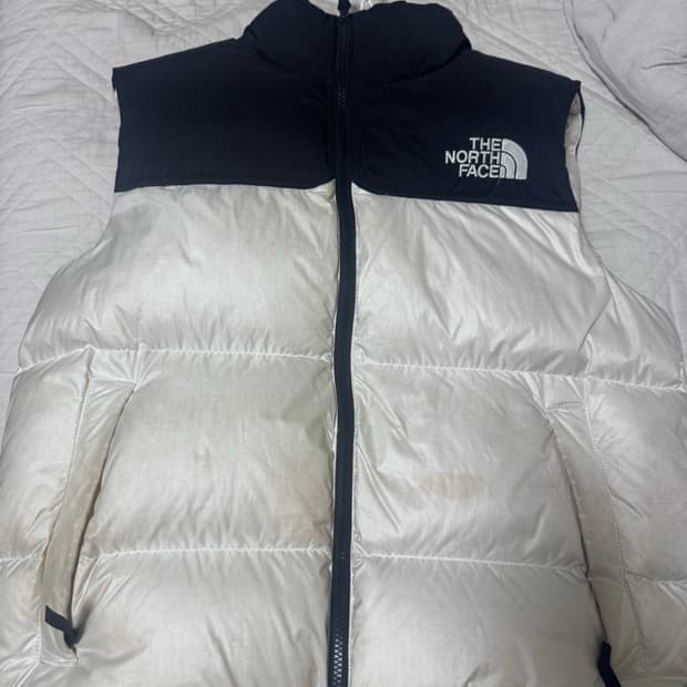 노스페이스 조끼패딩 L사이즈 