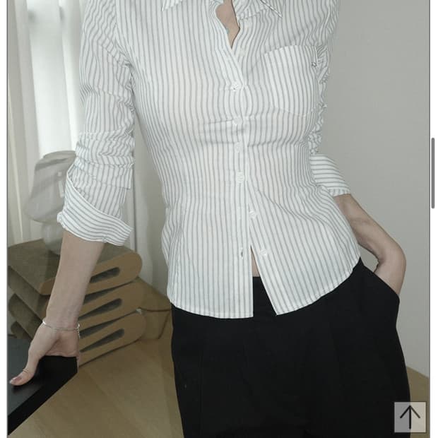 페일제이드 Linen Stripe Shirts