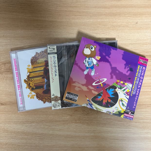 칸예 웨스트 앨범 1 2 3집 미개봉 CD 일본판 일관판매