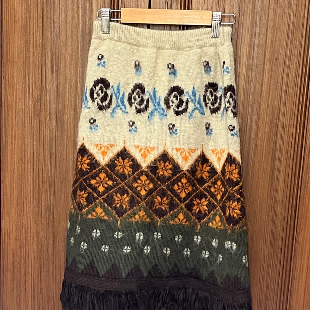 에스닉 히피 스커트
