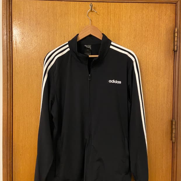 아디다스 검정 트랙탑져지