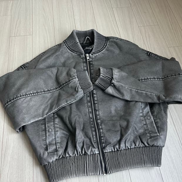 CIDER 레더 봄버 자켓 (새상품) 55사이즈