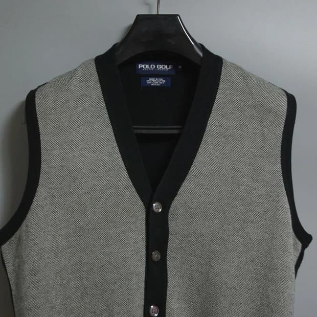 폴로골프 가디건조끼 95-100