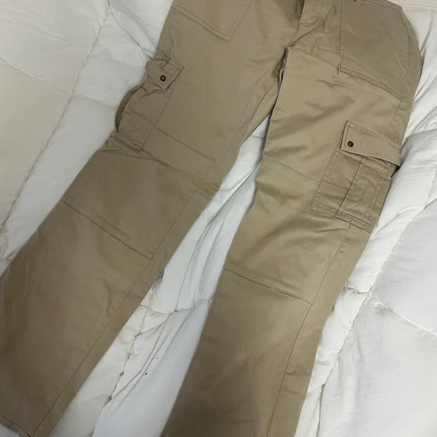 빈티지 팬츠 바지 카고바지 베이지