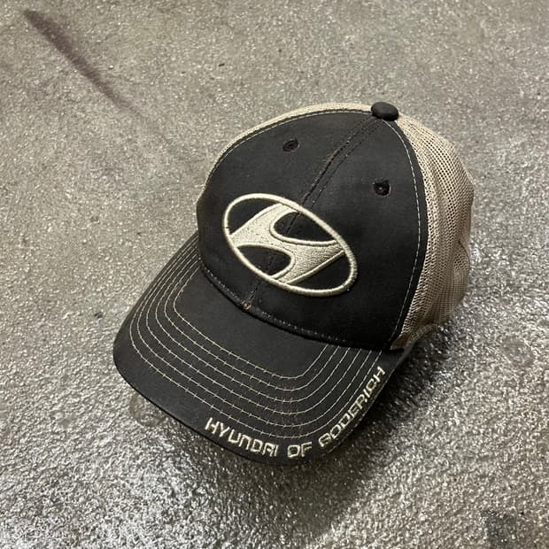 빈티지 현대 매쉬캡