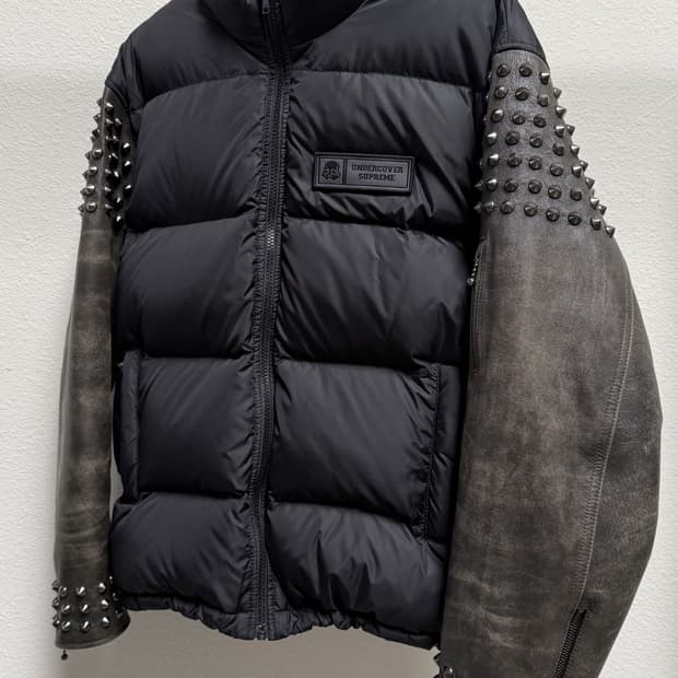 (공홈구매) 슈프림 x 언더커버 스터드 패딩 자켓 블랙