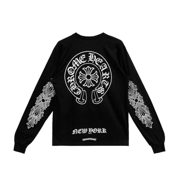 크롬하츠 홀스슈 롱슬리브 뉴욕 새상품