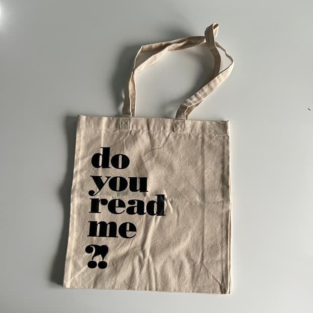 do you read me tote bag