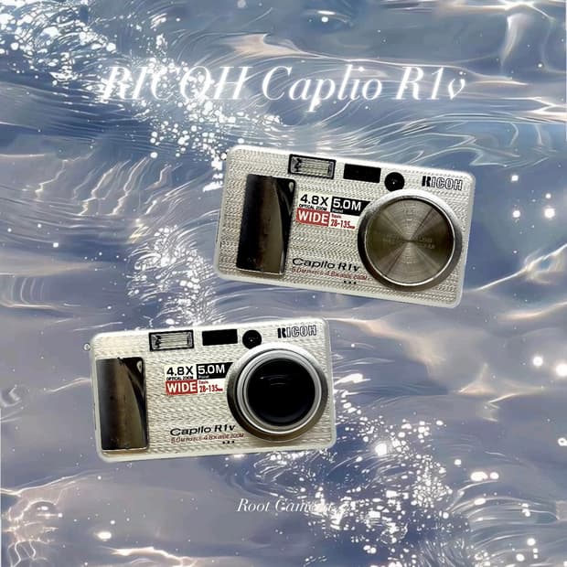 리코 CAPLIO R1V  - 빈티지 디카 디지털 카메라 