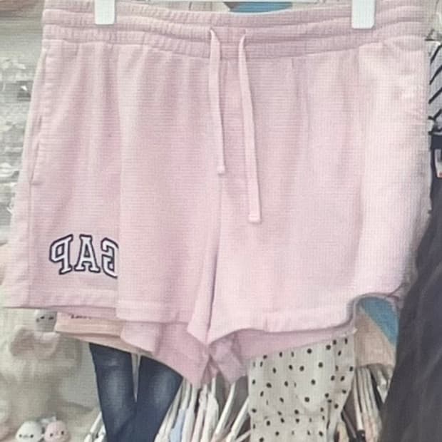 GAP 연핑크 트레이닝 쇼츠 반바지 히메갸루 stc빈티지 엣티시