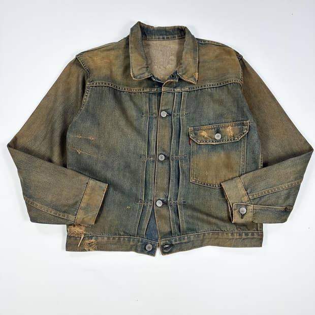 리바이스 재팬 70506xx 빅E 1세대 데님 트러커자켓 40