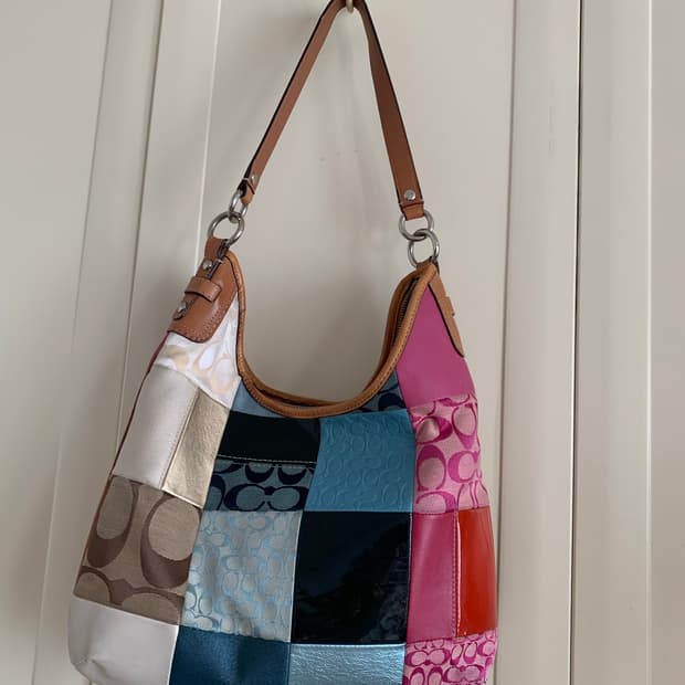 코치 패치 호보백. 정품