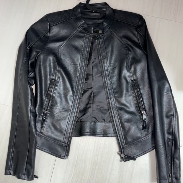 빈티지 레더 가죽 라이더 자켓 