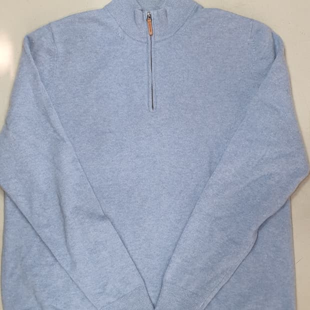 존 W. 노드스트롬 캐시미어 반집업 니트 XXL