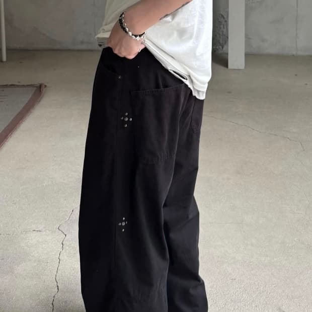 [3] 폴리테루 1011 리벳 고시마 팬츠 딥차콜