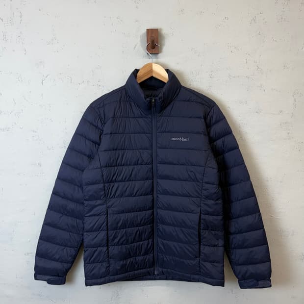 몽벨 경량패딩 네이비