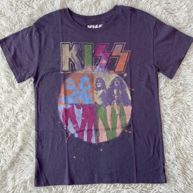 KISS 오피셜 밴드 반팔 티셔츠