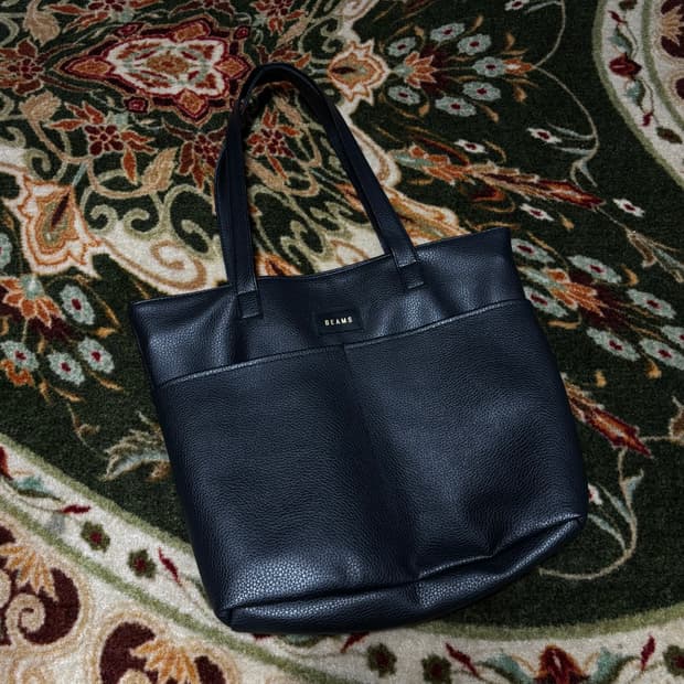Beams Leather Tote Bag