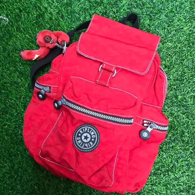 키플링 Kipling 스몰 백팩  레드