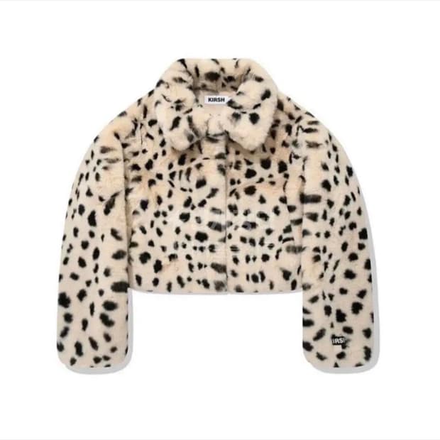 키르시 크롭 퍼 자켓